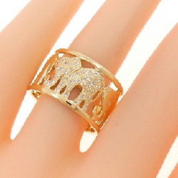 Nhẫn kim cương K18YG hình voi 0.28CT 666095