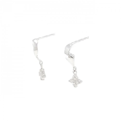 K18WG Bông tai kim cương - Hàng hiệu Authentic 866469