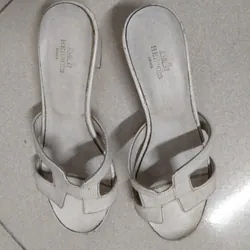 Dép nữ 3 cm trắng  590328