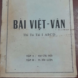 BÀI VIỆT VĂN - THI TÚ TÀI I ABCD