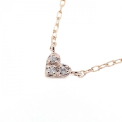 K10PG Dây chuyền hình trái tim kim cương - Hàng hiệu Chính hãng 864636