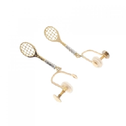 K18YG/PT900 Bông tai - Hàng hiệu Authentic 878333