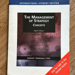 The Management of Strategy - Welch & Hoskisson & Hitt