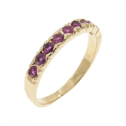 Nhẫn Ruby K18YG - Hàng hiệu Chính hãng