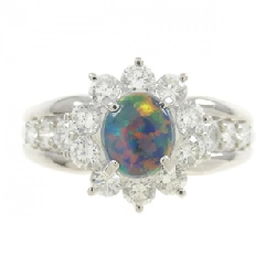 Nhẫn Opal Đen PT 0.50CT 671829