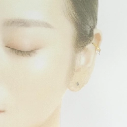 K18YG Bông tai kim cương 0.40CT một bên - Hàng hiệu Authentic 878187