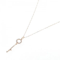 K18PG Vòng cổ kim cương 0.40CT - Hàng hiệu chính hãng 862223