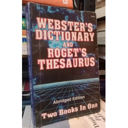 Webster's Dictionary And Roget's Thesaurus