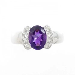 Nhẫn Amethyst K18WG 1.12CT - Hàng hiệu Chính hãng 852690
