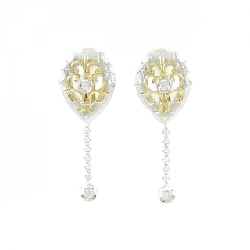 Bông tai kim cương Yamazaki Yumiko - Hàng hiệu Authentic