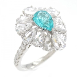 Nhẫn Paraiba Tourmaline PT950 0.50CT