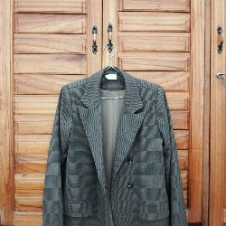 Áo khoác blazer nữ, caro nhí 9413