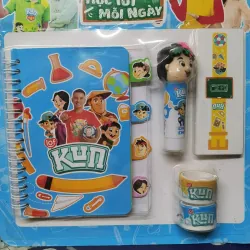 Bộ dụng cụ học tập siêu Kun - Hàng Khuyến mãi sữa Kun
