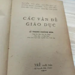 Các vấn để giáo dục_Sách hay về giáo dục trước 75_Lê Thanh Hoàng Dân  688793