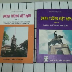 DANH TƯỚNG VIỆT NAM tập 1 &2 /5. Tg. Tiến sỹ Nhà sử học Nguyễn Khắc Thuần