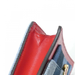 Louis Vuitton Denim Monogram Porte-Feuille Fleur Chain M69036 Chain Wallet - Hàng hiệu Authentic 806646