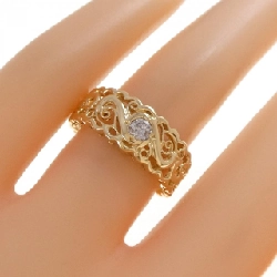 Nhẫn kim cương K18YG 0.14CT - Hàng hiệu Chính hãng 854583