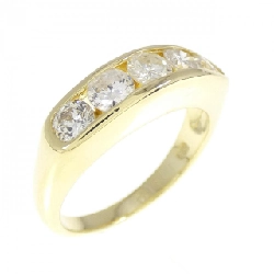 Nhẫn kim cương K18YG 1.05CT