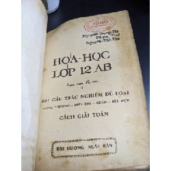 Hóa Học lớp 12 AB ( Bài học + Trắc nghiệm + Giải toán ) - Nhiều tác giả 396022