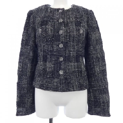 Áo khoác không cổ CHANEL - Hàng hiệu Authentic