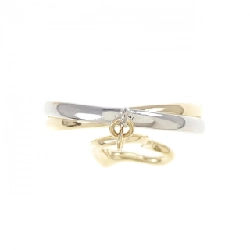 Nhẫn hình trái tim K18YG/PT900 668418