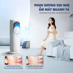 Quạt sưởi All in One KSA368 làm mát, sưởi, tạo ẩm, diệt khuẩn 780523
