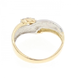 Nhẫn kim cương K18YG/PT900 0.20CT 666020