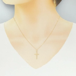 K18YG Dây chuyền hình chữ thập - Hàng hiệu Chính hãng 856537