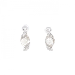 Bông tai kim cương K18WG/K14WG 0.66CT - Hàng hiệu Chính hãng