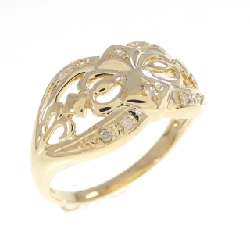 Nhẫn kim cương K18YG 0.05CT - Hàng hiệu chính hãng