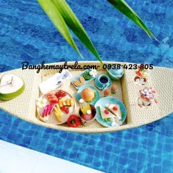 Khay nổi đồ ăn hình thuyền 572374