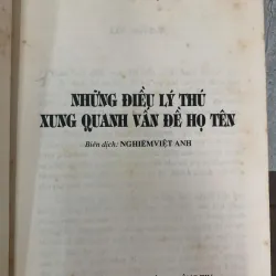 NHỮNG ĐIỀU LÝ THÚ XUNG QUANH VẤN ĐỀ HỌ TÊN - LÝ TỐNG ĐỊCH 1026977