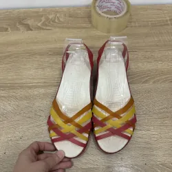 Giày crocs 2hand cao 4p size w6-36 độ mới cao hình chụp thật 989690