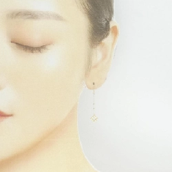 K18YG Bông tai kim cương 0.08CT - Hàng hiệu Chính hãng 873355