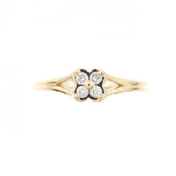 Nhẫn kim cương hoa K18YG 0.07CT - Hàng hiệu chính hãng 850918