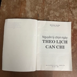 NGUYÊN LÝ CHỌN NGÀY THEO LỊCH CAN CHI- GSTS Y KHOA HOÀNG TUẤN 550136