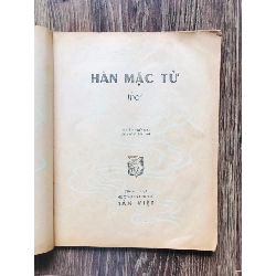 Thơ Hàn Mạc Tử ( khổ to )