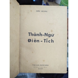 Tự điển thành ngữ điển tích - Diên Hương in lần thứ tư 122142