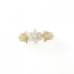 Nhẫn kim cương hoa K18YG 0.50CT - Hàng hiệu Authentic 848532