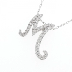 Dây chuyền kim cương chữ M 750WG/K18WG - Hàng hiệu Authentic 0.28CT 861911