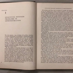 PROBLEMS IN BUSINESS ADMINISTRATION Analysis by the Case Method, Harvard University, 1964 454259