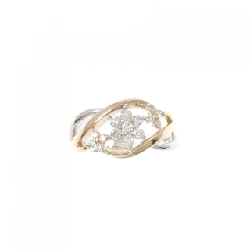 Nhẫn kim cương ba màu K10 0.25CT - Hàng hiệu Authentic 850114