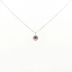 Dây chuyền ruby PT900 0.04CT - Hàng hiệu Chính hãng