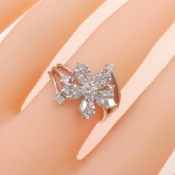 Nhẫn kim cương hoa K18WG 0.90CT 670561