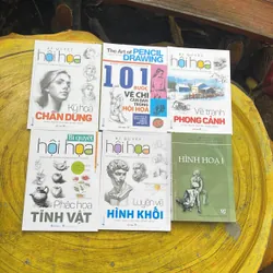 COMBO HÌNH HOẠ 1 - BÍ QUYẾT HỘI HOẠ LUYỆN VẼ HÌNH KHỐI- PHÁC HOẠ TĨNH VẬT- 101 BƯỚC KÝ HOẠ
