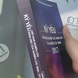[MIỄN PHÍ BỌC SÁCH] Kỷ yếu Hội nghị Nghiên cứu Khoa học của Nghiên cứu sinh 2017 688431