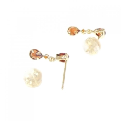 K18YG Garnet Bông tai - Hàng hiệu Chính hãng 869359