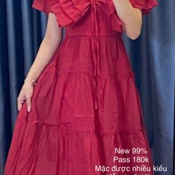 Đầm đỏ dáng dài free size 146913