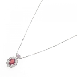 Dây chuyền ruby PT900/PT850 0.45CT - Hàng hiệu Chính hãng 862832