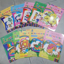 10 cuốn Tô Màu CHo Bé Mẫu Giáo 452449